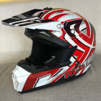 Шлем кросс ALLTOP MX-1 white/red M AP-867-whitered