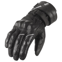 Перчатки HALVARSSONS кожа WIRE (чёрные, 10)