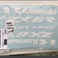 Наклейки CRAZY IRON KAWASAKI ZX-6R white 21894