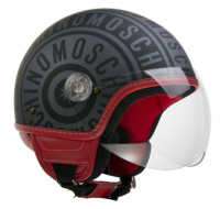Шлема NEW MAX Moschino Logo чер/сер/мат S 10591