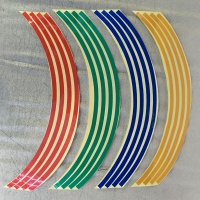 Наклейка на диск сигмент yellow/blue/green/red 15893