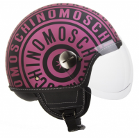 Шлема NEW MAX Moschino Logo чер/крас/мат M 10821
