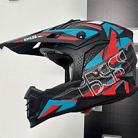 Шлем IXS 363 2.0 Motocross blk/matt/blue/red L X12045-M42 L фото вид спереди | Moto-Bazar