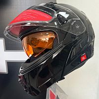 Шлем с эл.подогрев ZOX Condor blk M 88-E3084 M фото вид спереди | Moto-Bazar