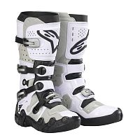 Мотоботы ALPINESTARS TECH 7 WHITE GREY VENT 44 - купить в Ростове-на-Дону
