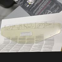 Пинлок прозрачный HJC DKS267 HJ-33 фото сбоку | Moto-Bazar