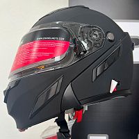 Шлем с эл.подогрев ZOX Brigade blk L 88-E307 L фото вид спереди | Moto-Bazar