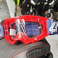 Очки кроссовые LEATT Vizion 3.5 Royal Clear 90 VLT 8025250270 фото сбоку | Moto-Bazar