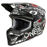 Шлем ONEAL 3Series Attack V.24 wh/blk S 0625-37 S фото вид спереди | Moto-Bazar
