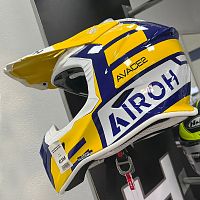 Шлем AIROH Aviator ACE 2 sake yellow XL AV22A08XL XL фото вид спереди | Moto-Bazar