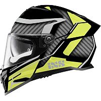 Яркий шлем IXS 912 2.0, черно-желтый, размер S, вид спереди