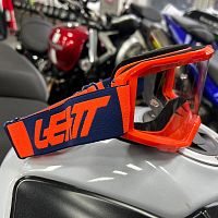 Очки кроссовые LEATT Vizion 2.5 Orange Clear 90 VLT 8025250440 фото сбоку | Moto-Bazar