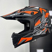 Шлем IXS 363 2.0 Motocross blk/matt/orange L X12045-M69 L фото вид спереди | Moto-Bazar