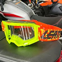 Очки кроссовые LEATT Vizion 3.5 Citrus Clear 90 VLT 8025250210 фото сбоку | Moto-Bazar
