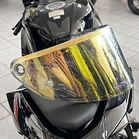 Визор HJC HJ-35 зеркальный GOLD HHJ35G3001800 фото сбоку | Moto-Bazar