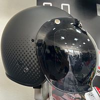 Шлем SIMPSON Chopper Raster grey S 29879 S фото вид спереди | Moto-Bazar