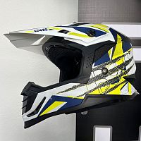 Шлем IXS 363 2.0 Motocross wh/blue/yellow M X12045-M45 M фото вид спереди | Moto-Bazar