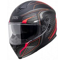 Шлем IXS HX1100 2.4 blk/matt/red XS X14088-M32 XS фото вид спереди | Moto-Bazar
