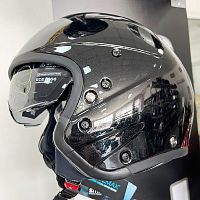 Шлем AIROH J 110 black Glitter M J135M M фото вид спереди | Moto-Bazar