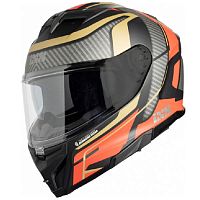 Шлем IXS 912 2.0 XL — черный матовый с бело-красной графикой