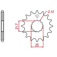 Звезда ведущая SIAM 10441CZ16N (JTF519.16) - купить в Ростове-на-Дону