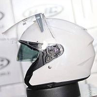 Шлем HJC i31 Pearl White L 30796 L фото вид спереди | Moto-Bazar