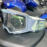 Очки кроссовые LEATT Vizion 3.5 Matcha Grey 50 VLT 8025250240 фото сбоку | Moto-Bazar