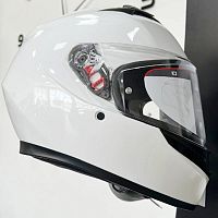 Шлем AGV K3 white L 2118381001-014-L фото вид спереди | Moto-Bazar