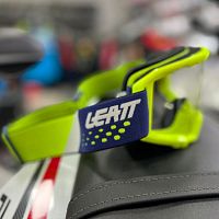 Очки кроссовые LEATT Vizion 2.5 Lime Clear 90 VLT 8025250430 фото сбоку | Moto-Bazar