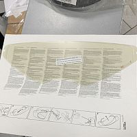 Пинлок прозрачный HJC DKS266 HJ-32 фото сбоку | Moto-Bazar