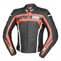 Куртка кожа IXS Sports LD RS-600 1.0 62 blk/red X73003-321-62 62 фото | Moto-Bazar